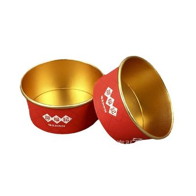 Disposable Aluminum Foil Bowl Custom Print PE PLA Gold Disposable Bowls Large