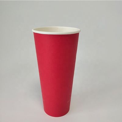Coppa di carta mono-rivestita senza plastica, ecologica, da 32 oz a 970 ml