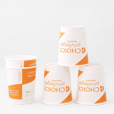 Tazza di carta da parete a doppio taglio di qualità alimentare 360ml 10oz Tazza di caffè caldo da asporto