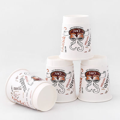 12 oz 430 ml Coppe a doppia parete PE rivestite Coppe usa e getta compostabili Carta