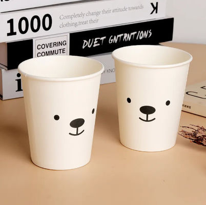 Disposable PLA rivestito 9oz 250ml Single Paper Cup può essere personalizzato