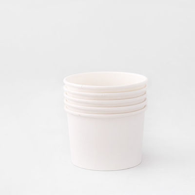 Ciotole di carta di gelato bianco 930 ml Doppio PE rivestito