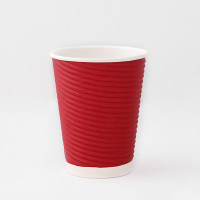 Tazze di caffè ripiene da 430 ml riciclate Tazze di carta ripiene da 12 oz ripiene da plastica senza rivestimento