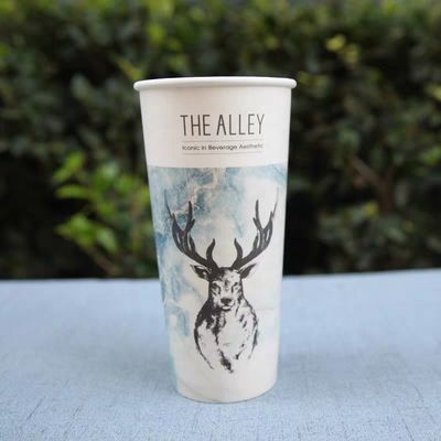22 oz 630 ml Single Wall Paper Cup Stampa personalizzata Biodegradabile Party Cups