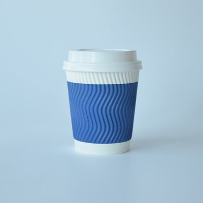 Tazze di carta da parete di qualità alimentare a molla Tazze usa e getta di marca da 22 oz ODM Eco-friendly