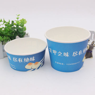Insalate di cibo freddo Ciotole di carta eco Kraft Bowl 750ml Logo personalizzato