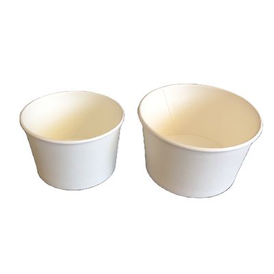 350ml Bowl di carta stampato su misura Bowl usa e getta per le vacanze Biodegradabile per la crema di tè al latte