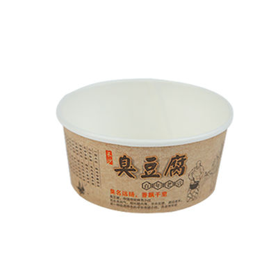Ciotola di zuppa biodegradabile usa e getta 363 ml contenitore alimentare ciotola senza rivestimento di plastica