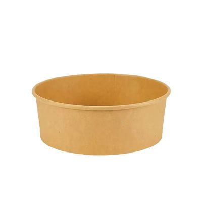 Zuppa Noodle Coppa di carta da portare via 930 ml Contenitori di insalata rotonda Preparazione dei pasti