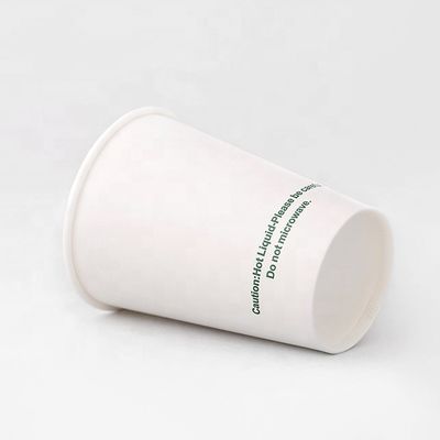 Coppe di carta da parete singola a doppio rivestimento di PE Coppe di carta di coca compostabili