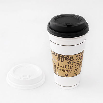 Tazza di caffè ghiacciata monouso resistente alle perdite in plastica PP PS PLA senza paglia