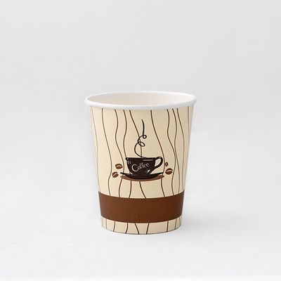 9 oz 250 ml Coppa di carta singola con rivestimento PE usa e getta resistente alle alte temperature