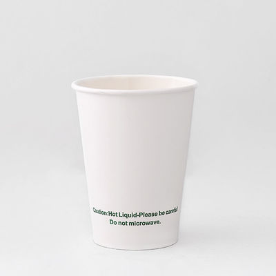 12 oz 430 ml Coppa di carta singola con rivestimento in PE usa e getta con logo personalizzabile