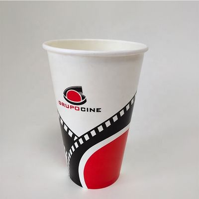 Bevande Coppa di carta da parete singola 22 oz 630 ml Biodegradabile per andare Coppe PE rivestimento