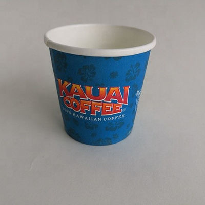 Disegno personalizzato Logo 3.5oz 85ml doppio PE Coppa di carta monouso