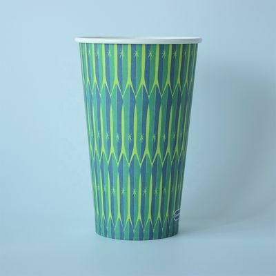 Disposable 12oz 430ml Single Paper Cup PLA Coating Eco-Friendly
