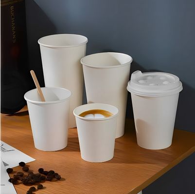 3.5oz 85ml Bianco PE monouso Coppa di carta può essere stampato su misura